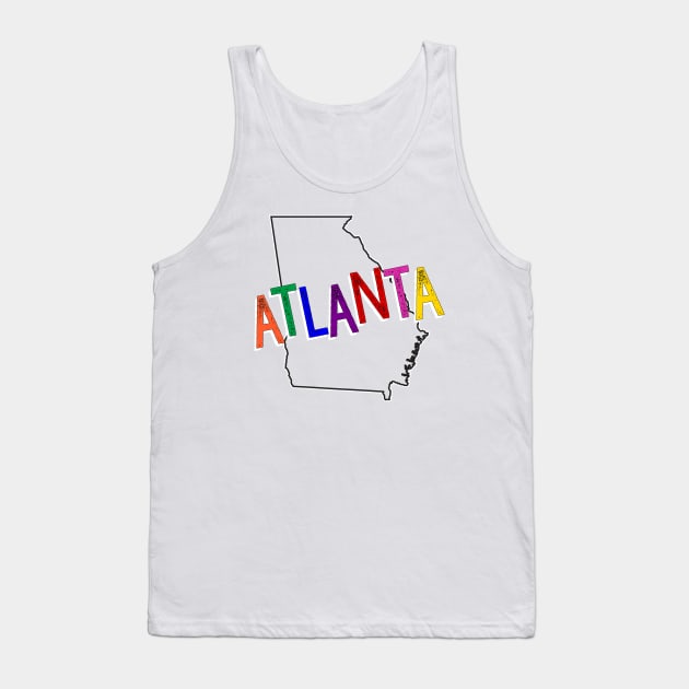 Atlanta Tank Top by FontfulDesigns